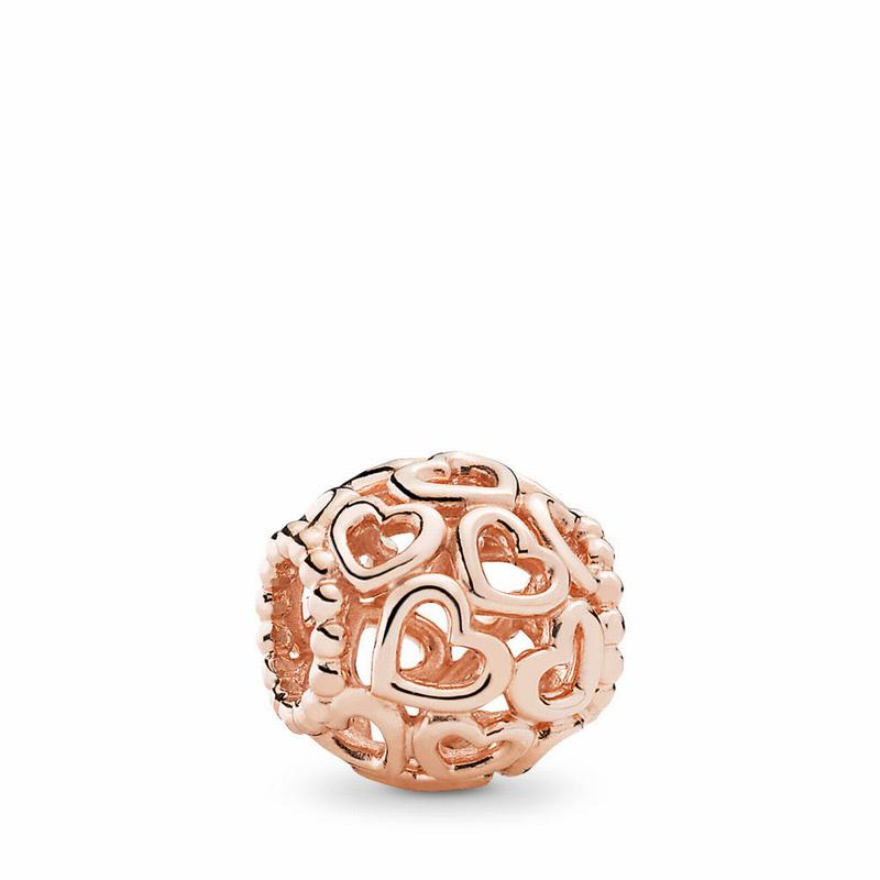 Pandora Australia Rose™ Open Your Heart Filigree Charm | FHCYPV074